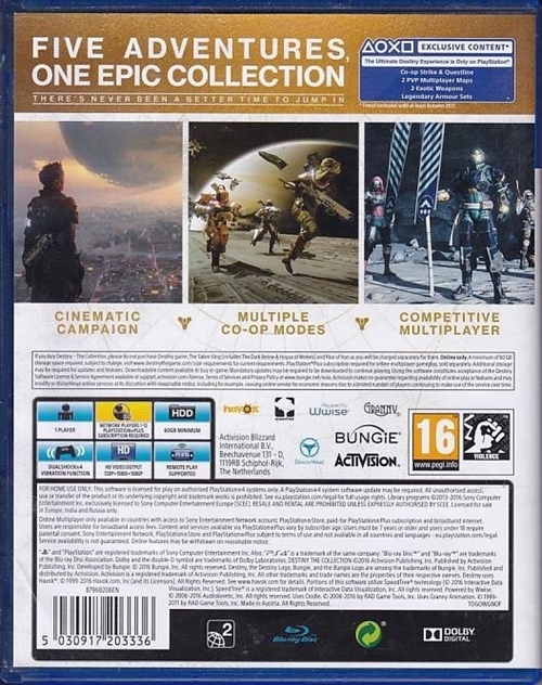Destiny The Collection - PS4 (B Grade) (Genbrug)